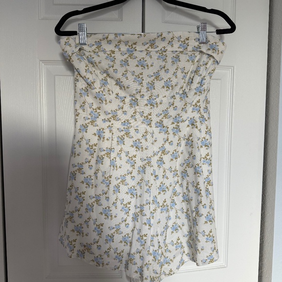 Altard State Floral Strapless Romper - Picture 1 of 1